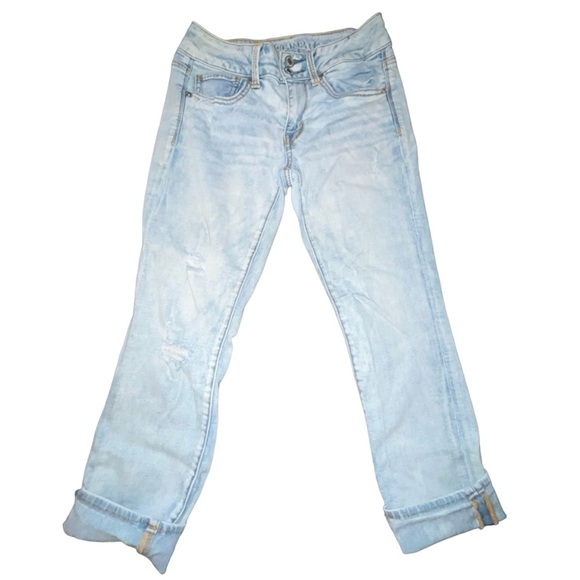 AEO Artist Crop Jeans - Picture 1 of 4